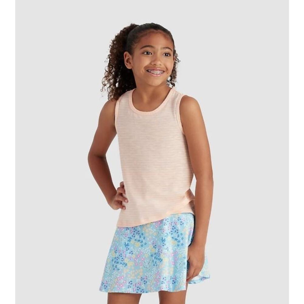 Freely Girls Ember Sleeveless Scoop Neck Tank‎ Top in Peach Parfait Large $15